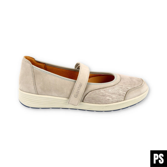 Ganter Klara lightgrey Nubuck Stretch Sensitiv Damenschuh