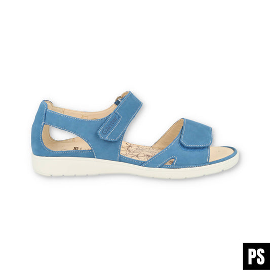 Ganter Gina pool blau Damen Sandalette Wechselfußbett