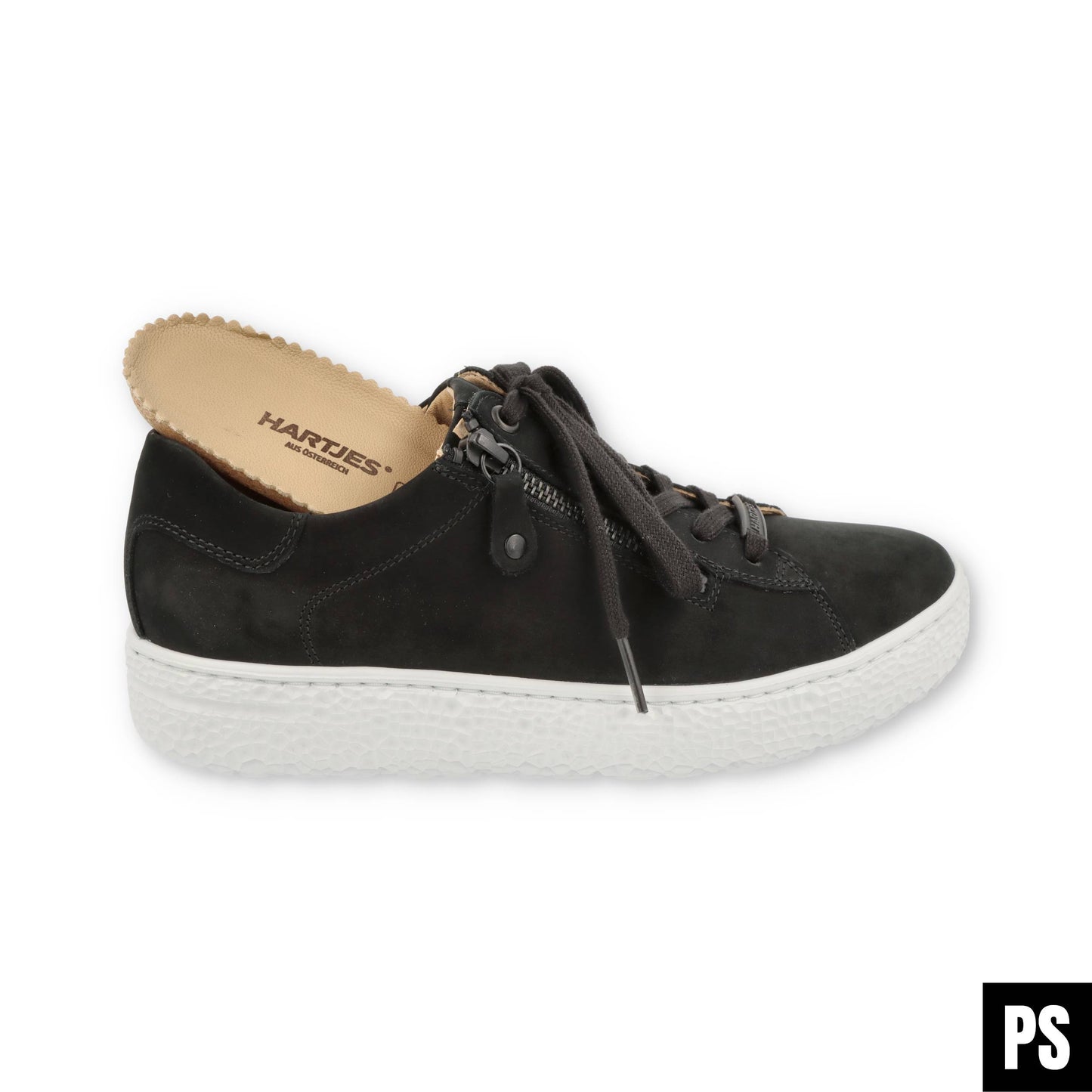 Hartjes Sneaker Phil Shoe Black Damen Wechselfußbett nachhaltig produziert