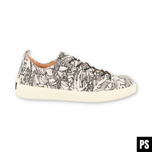 Think! Turna Bianco Kombi Effekt Ink Capra Rustico Damen Sneaker